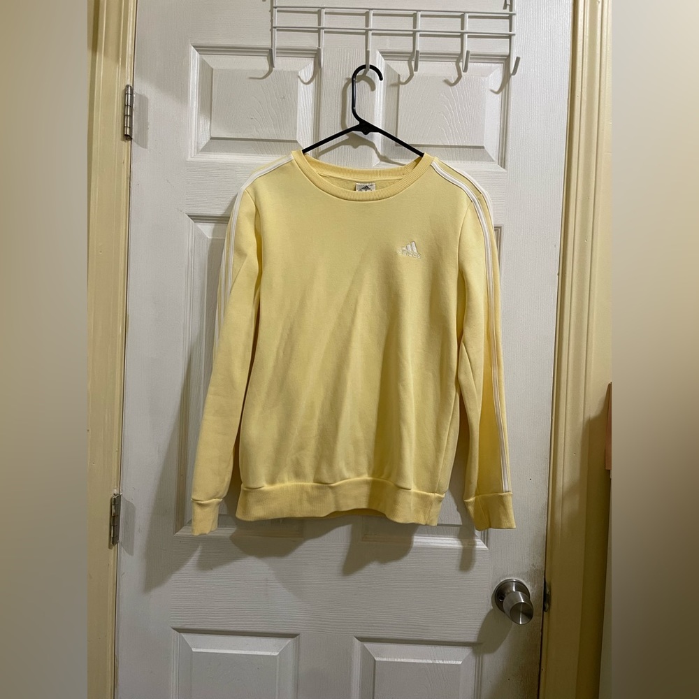 Adidas Women 3-Stripes Fleece Sweater